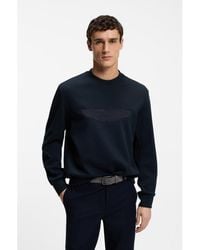 BOSS - X Aston Martin Sweatshirt With Wing Detail - Lyst