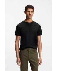 BOSS - Porsche X Mercerised-Cotton T-Shirt With Reflective Branding - Lyst