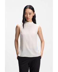 BOSS - Regular-Fit Blouse - Lyst