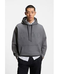 HUGO - Oversized-Fit Hoodie - Lyst