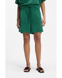 BOSS - Modal-Blend Shorts With Dividing Seams - Lyst