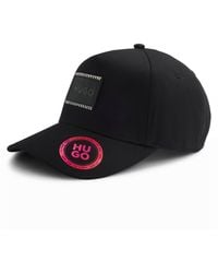 HUGO - Cotton-Twill Cap With Logo Patch - Lyst