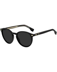 BOSS by HUGO BOSS Black-acetate Sunglasses With Metal Rivets