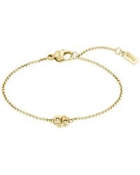 BOSS - Tone Chain Bracelet With Double B Monogram - Lyst