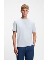 BOSS - Relaxed-Fit T-Shirt With A Layered Logo Print - Lyst