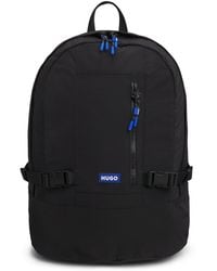 HUGO - Rucksack Mit Verstellbaren Riemen Und Logo-Aufnäher - Lyst