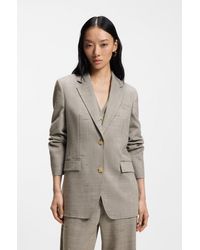 BOSS - Patterned Women's Tailored Jackets Size 4 - Lyst