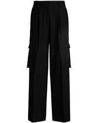 HUGO - Regular-Fit Cargo-Hose Aus Elastischem Material-Mix - Lyst