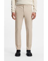 BOSS - Regular-Fit Trousers - Lyst