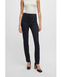 BOSS - Extra-slim-fit Trousers In Quick-dry Stretch Cloth - Lyst