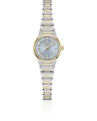BOSS - Candor Gracey Two-Tone Watch With Crystal-Accented Dial - Lyst