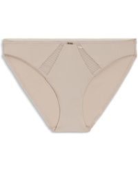 BOSS - Microfibre Briefs With Lace Inserts - Lyst