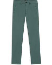 BOSS - Slim-Fit Trousers - Lyst
