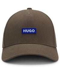 HUGO - Pet Van Katoenen Twill Met Logopatch - Lyst