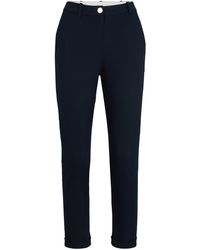 BOSS - Regular-Fit Hose aus elastischem Baumwoll-Twill - Lyst