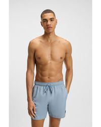 BOSS - Cargo-Pocket Swim Shorts With Logo Badge - Lyst