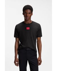 HUGO - Diragolino Contemporary T-Shirt With Logo Detail - Lyst