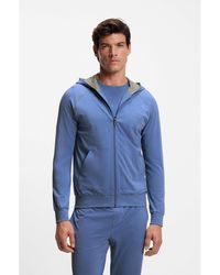 BOSS - Zip-Up Hoodie - Lyst