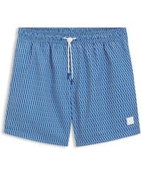 BOSS - Printed Swim Shorts - Lyst