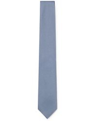 BOSS - Silk-Blend Tie With Micro Pattern - Lyst