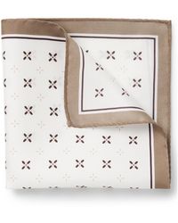 BOSS - One Silk Pocket Square With Printed Pattern - Lyst