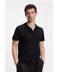 BOSS - By Beckham Knit Polo - Lyst