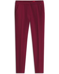HUGO - Slim-Fit Trousers - Lyst