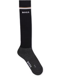 BOSS - Signature Stripe Riding Socks - Lyst
