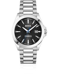 BOSS - Strike-Tone Watch With Ridged Dial - Lyst