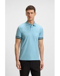 BOSS - Slim-Fit Polo Shirt - Lyst