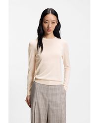 BOSS - Slim-Fit Crew-Neck Sweater - Lyst