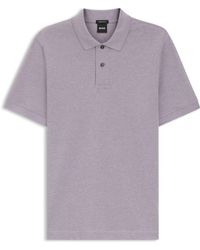 BOSS - Pallas Poloshirt Aus Baumwoll-Piqué Mit Logo-Stickerei - Lyst