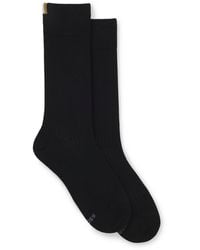BOSS - Two-Pack Of Regular-Length Socks With Ribbed Structure - Lyst