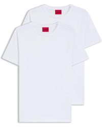 HUGO - Two-Pack Of Slim-Fit T-Shirts - Lyst