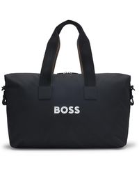 BOSS - Weekender Mit Kontrastfarbenem Logo Und Abnehmbarem Riemen - Lyst