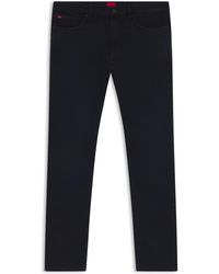 HUGO - Extra Slim-Fit Jeans Van Blauw-Zwart Denim - Lyst