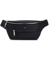 BOSS - Faux-Leather Belt Bag With Emed Logo - Lyst