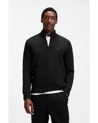 BOSS - Zip-Up Sweatshirt - Lyst
