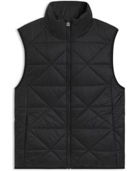 HUGO - Gewatteerde Bodywarmer Met Driehoekige Stiksels - Lyst