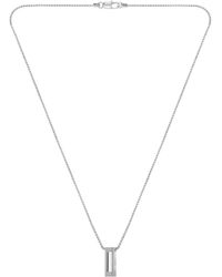 BOSS - Brushed And Polished Necklace - Lyst