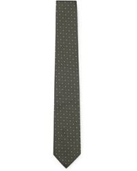 BOSS - Silk-Blend Tie With Jacquard Pattern - Lyst