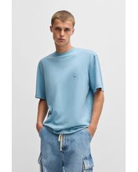 HUGO - Light Blue Men's T-shirts Size M - Lyst