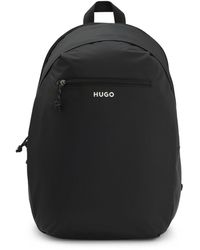 HUGO - Backpack With Contrast Logo - Lyst