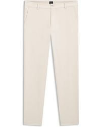 BOSS - Twill Broek Van Een Gemakkelijk Te Strijken Katoenmix Met Moderne Pasvorm - Lyst