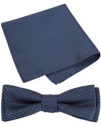 BOSS - Silk-blend Tie And Pocket Square Set - Lyst