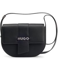 HUGO - Satteltasche aus Kunstleder mit Logo-Schriftzug - Lyst