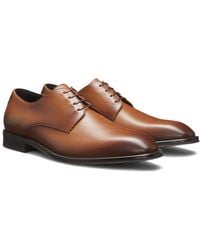 BOSS - Italian-Made Derby Shoes - Lyst
