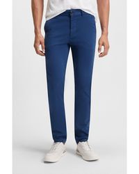 BOSS - Slim-Fit Trousers - Lyst