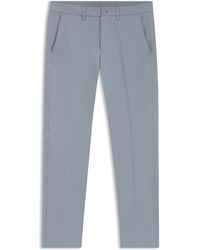 BOSS - Slim-Fit Technical Trousers With Four-Way Stretch - Lyst