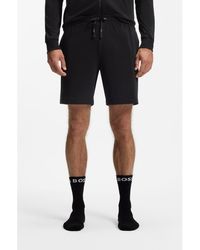 BOSS - Stretch-Cotton Shorts - Lyst
